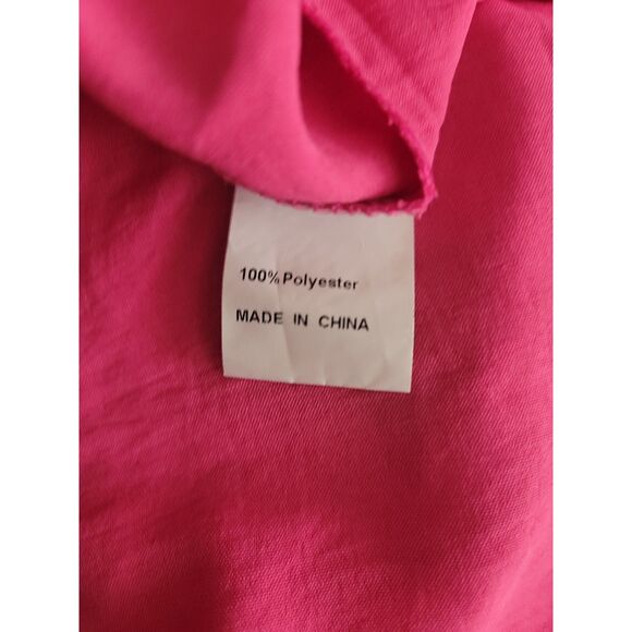 Kirundo Pink Maxi Dress Ruffle One Shoulder High Waist Split Small NWT - Picture 8 of 16